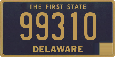 DE license plate 99310