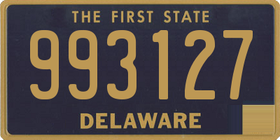 DE license plate 993127