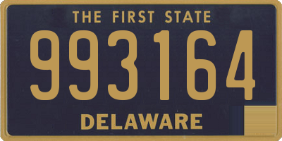 DE license plate 993164