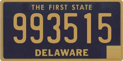 DE license plate 993515