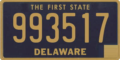 DE license plate 993517