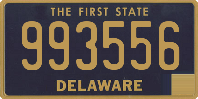 DE license plate 993556