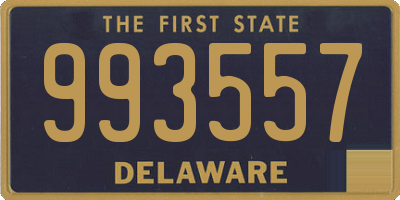 DE license plate 993557