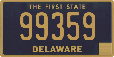 DE license plate 99359