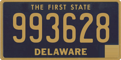 DE license plate 993628