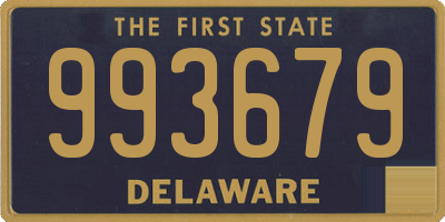 DE license plate 993679