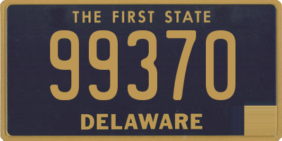 DE license plate 99370