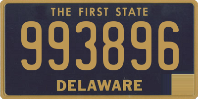 DE license plate 993896