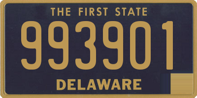 DE license plate 993901