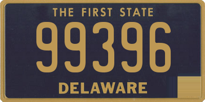 DE license plate 99396