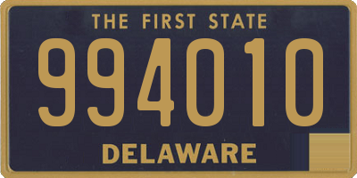 DE license plate 994010