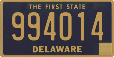 DE license plate 994014