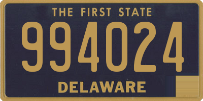 DE license plate 994024