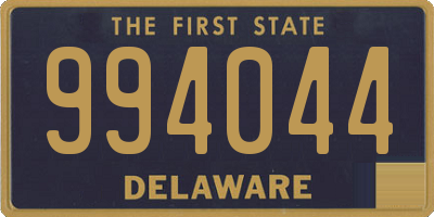 DE license plate 994044