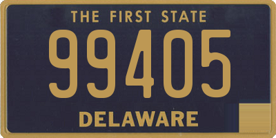 DE license plate 99405