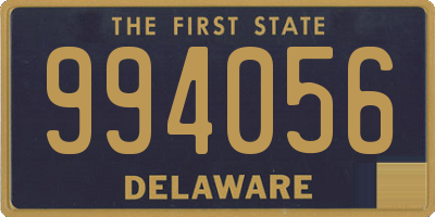 DE license plate 994056