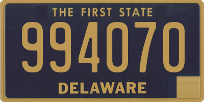 DE license plate 994070