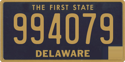 DE license plate 994079