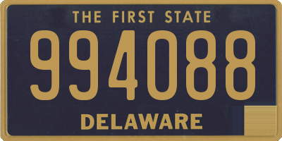 DE license plate 994088