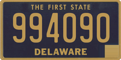 DE license plate 994090