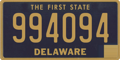 DE license plate 994094