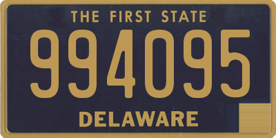 DE license plate 994095