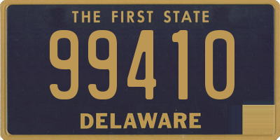 DE license plate 99410