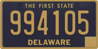 DE license plate 994105