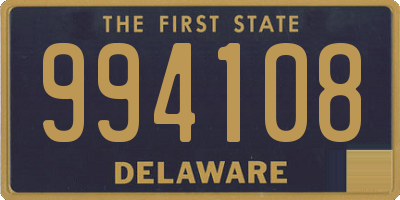 DE license plate 994108