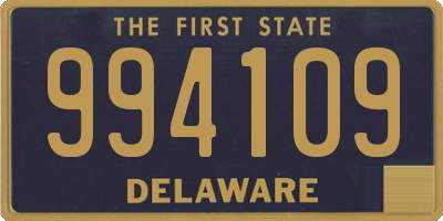 DE license plate 994109