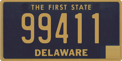 DE license plate 99411