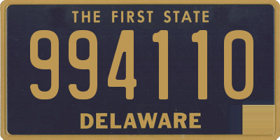 DE license plate 994110