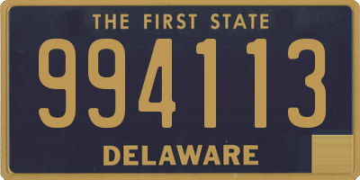 DE license plate 994113