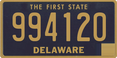 DE license plate 994120