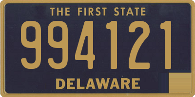 DE license plate 994121