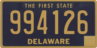 DE license plate 994126