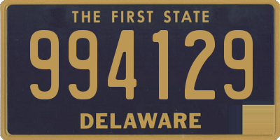 DE license plate 994129