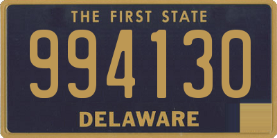 DE license plate 994130