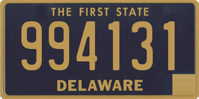 DE license plate 994131