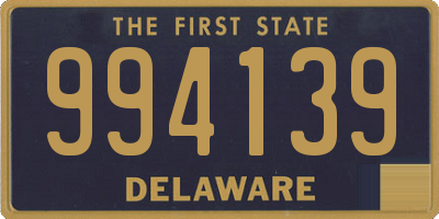 DE license plate 994139