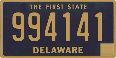 DE license plate 994141