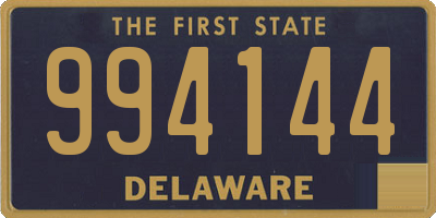 DE license plate 994144