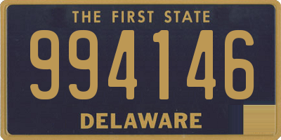 DE license plate 994146