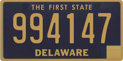 DE license plate 994147