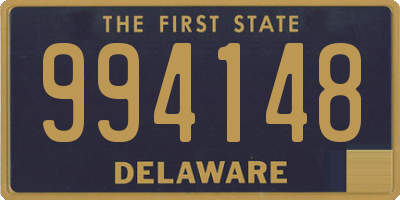 DE license plate 994148