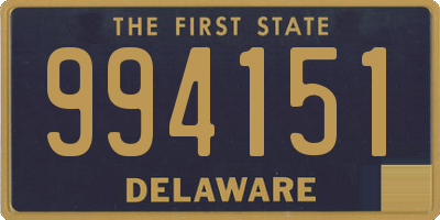 DE license plate 994151