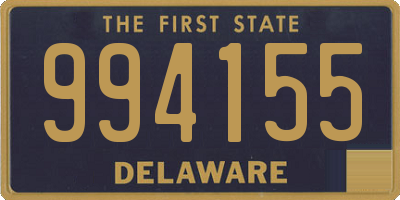 DE license plate 994155