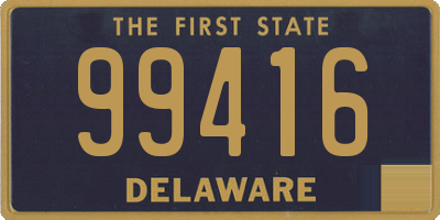 DE license plate 99416