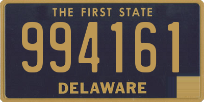 DE license plate 994161