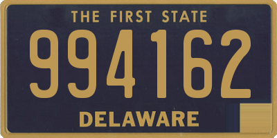 DE license plate 994162